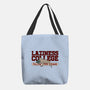 Laziness College-none basic tote bag-retrodivision