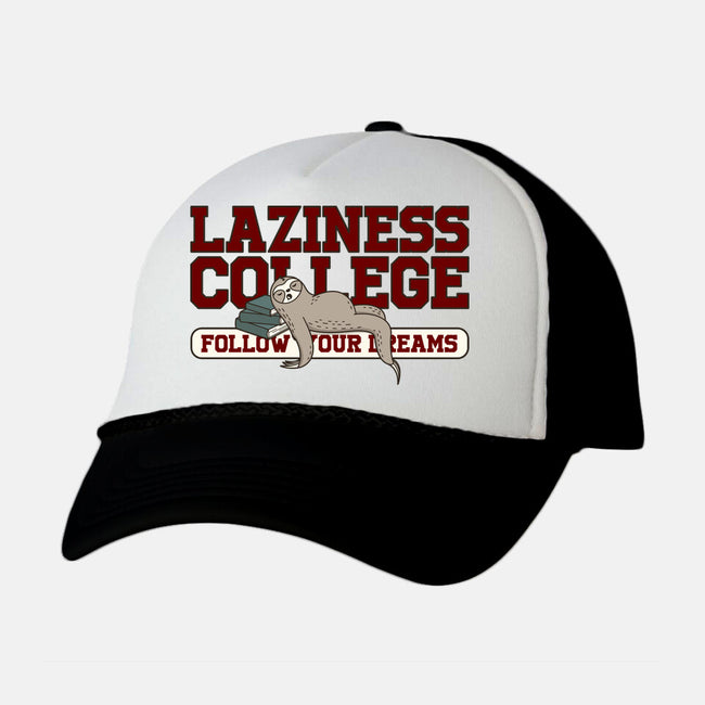 Laziness College-unisex trucker hat-retrodivision