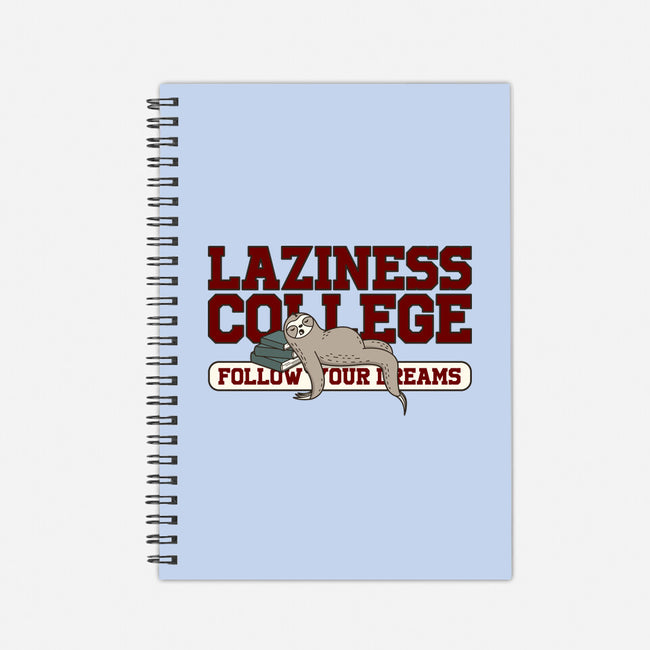 Laziness College-none dot grid notebook-retrodivision