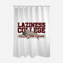 Laziness College-none polyester shower curtain-retrodivision