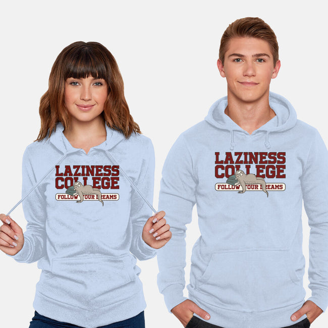 Laziness College-unisex pullover sweatshirt-retrodivision