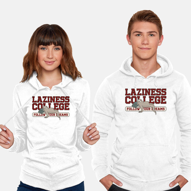 Laziness College-unisex pullover sweatshirt-retrodivision