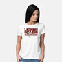 Laziness College-womens basic tee-retrodivision