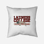 Laziness College-none removable cover throw pillow-retrodivision
