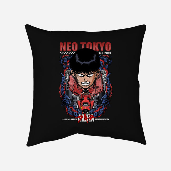 Vintage Kaneda-none removable cover w insert throw pillow-Verydude Shirt