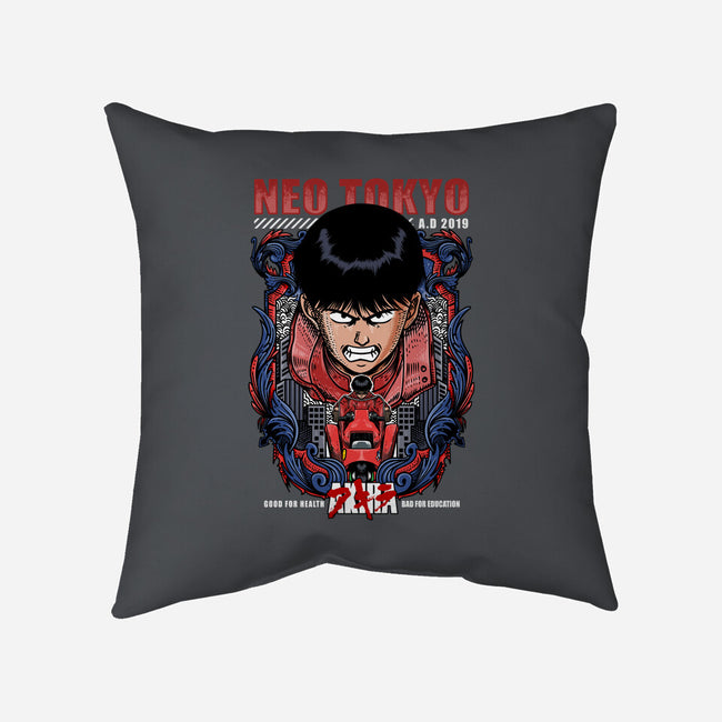 Vintage Kaneda-none removable cover w insert throw pillow-Verydude Shirt