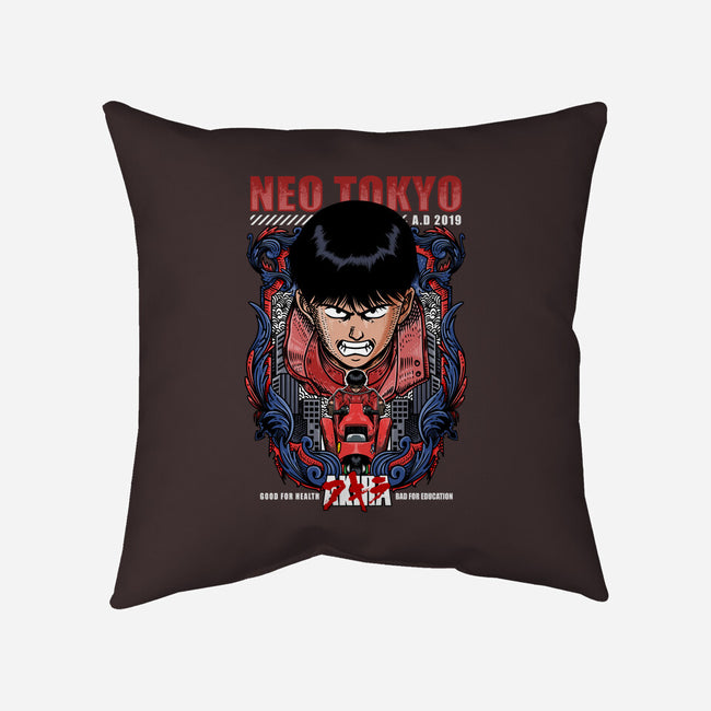 Vintage Kaneda-none removable cover w insert throw pillow-Verydude Shirt
