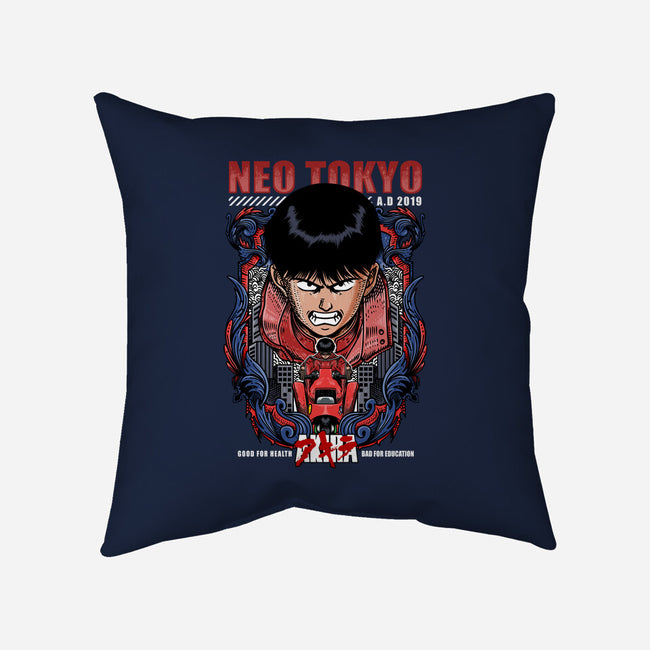 Vintage Kaneda-none removable cover w insert throw pillow-Verydude Shirt