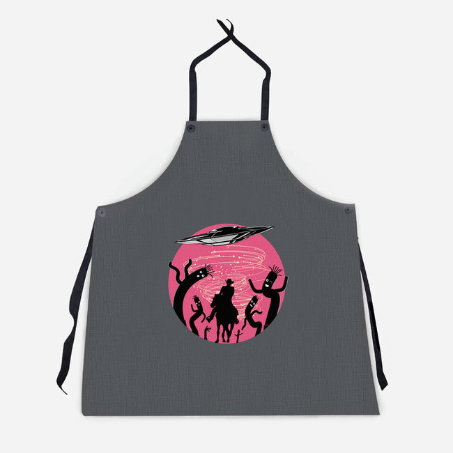 Not Of Planet Earth-unisex kitchen apron-palmstreet