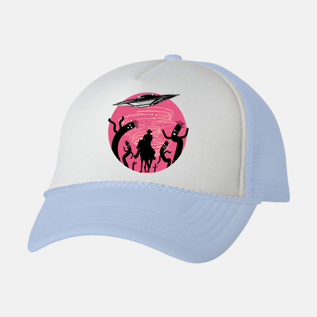Not Of Planet Earth-unisex trucker hat-palmstreet