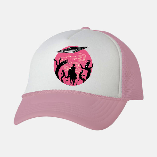 Not Of Planet Earth-unisex trucker hat-palmstreet