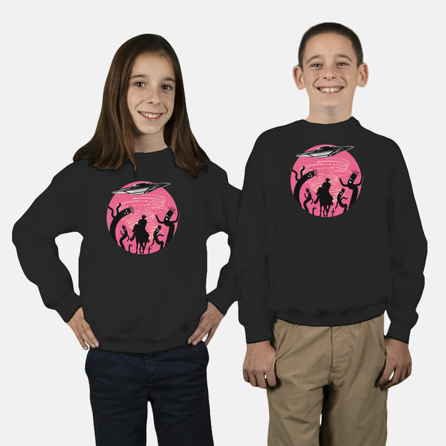 Not Of Planet Earth-youth crew neck sweatshirt-palmstreet