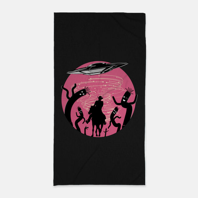 Not Of Planet Earth-none beach towel-palmstreet