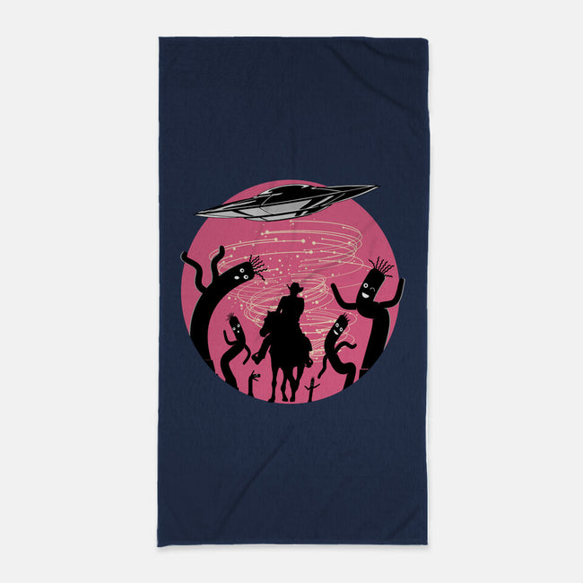 Not Of Planet Earth-none beach towel-palmstreet