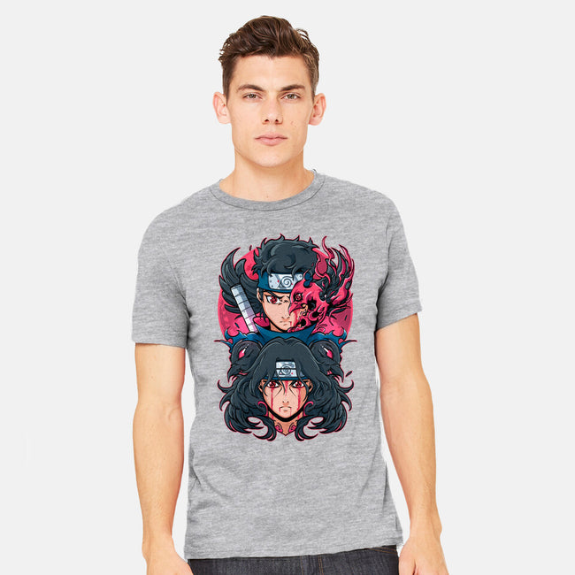 Uchihas-mens heavyweight tee-Kabuto Studio