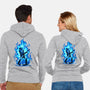 Shocking Guitar-unisex zip-up sweatshirt-spoilerinc