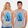 Shocking Guitar-unisex basic tank-spoilerinc