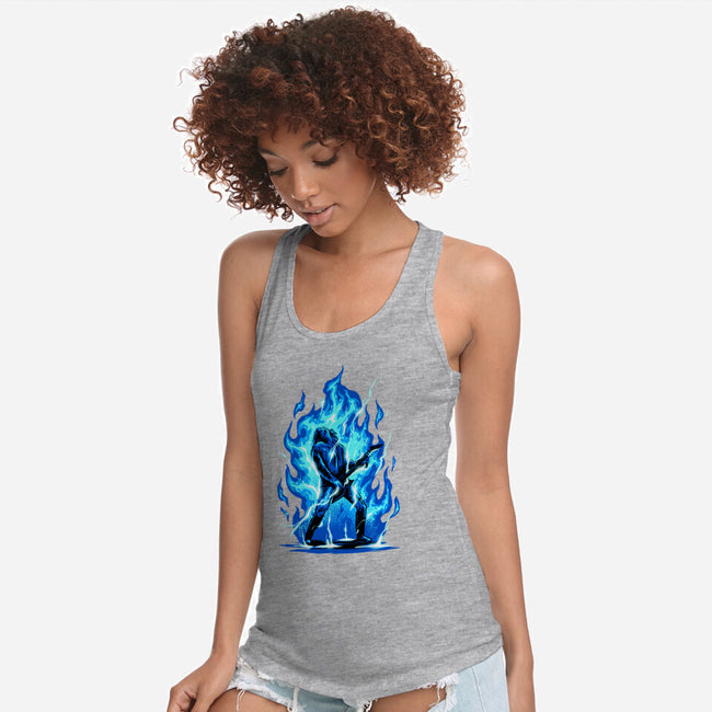 Shocking Guitar-womens racerback tank-spoilerinc