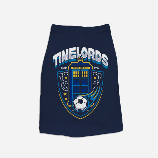 Timelords Football Team-cat basic pet tank-Logozaste