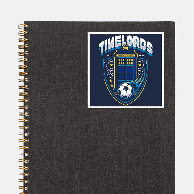 Timelords Football Team-none glossy sticker-Logozaste