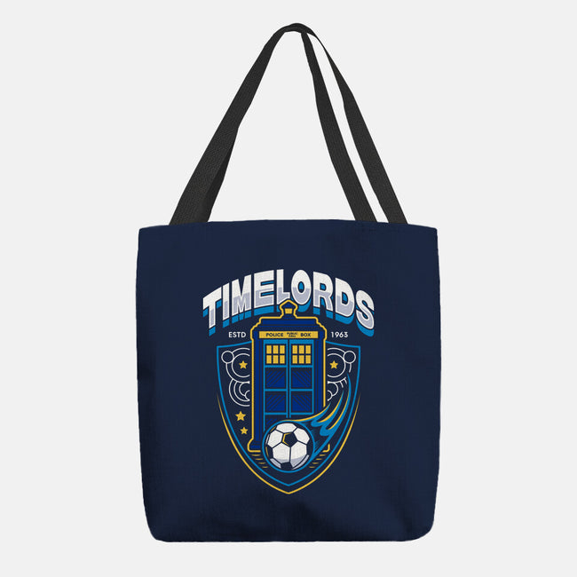 Timelords Football Team-none basic tote bag-Logozaste