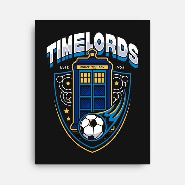 Timelords Football Team-none stretched canvas-Logozaste