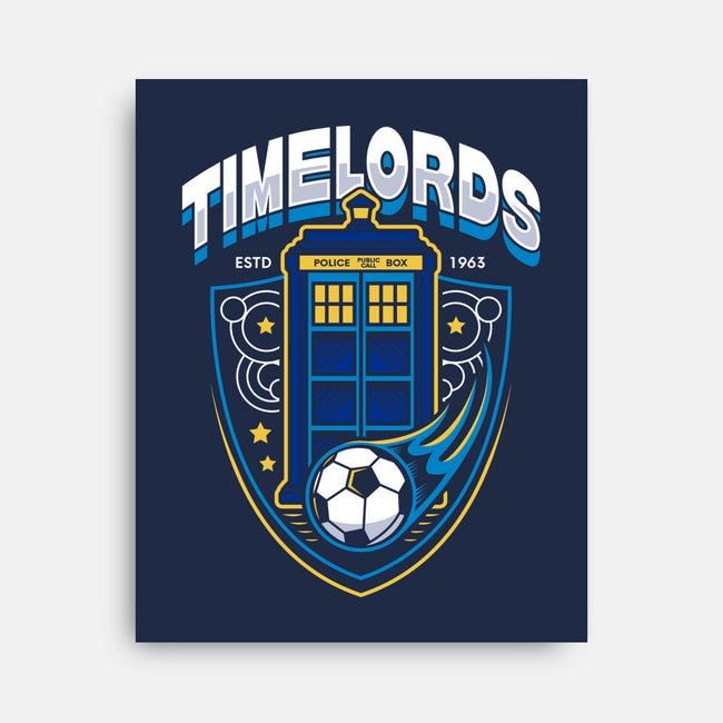 Timelords Football Team-none stretched canvas-Logozaste
