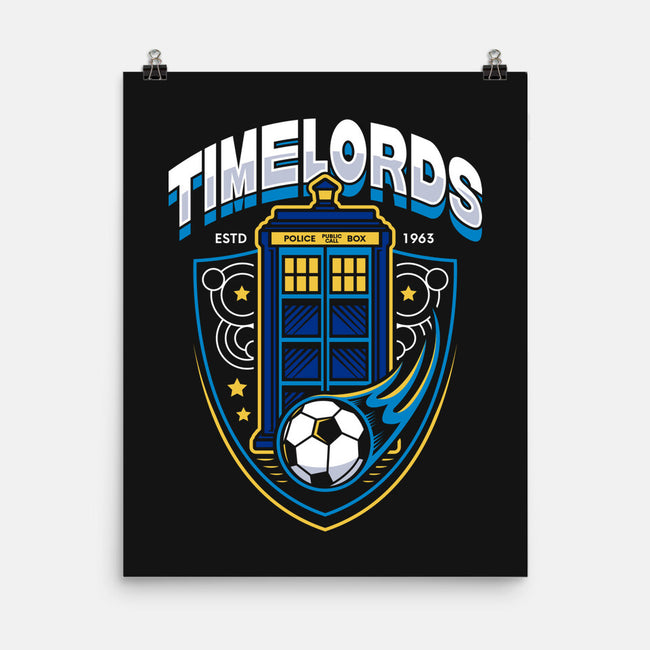 Timelords Football Team-none matte poster-Logozaste