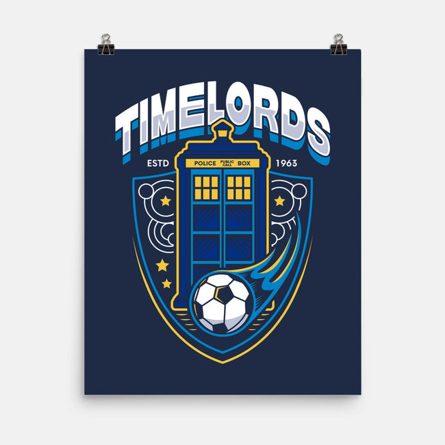 Timelords Football Team-none matte poster-Logozaste