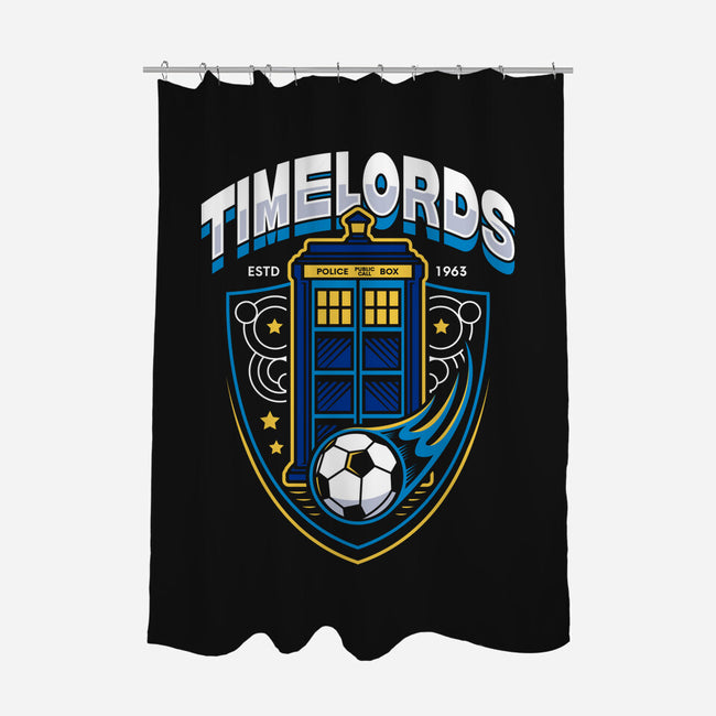 Timelords Football Team-none polyester shower curtain-Logozaste