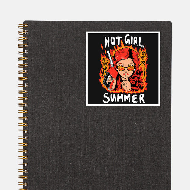 Hot Girl Summer-none glossy sticker-8BitHobo