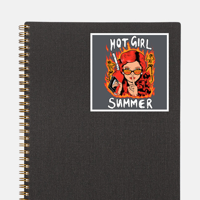 Hot Girl Summer-none glossy sticker-8BitHobo