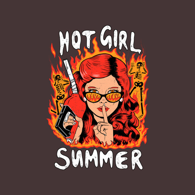Hot Girl Summer-none beach towel-8BitHobo