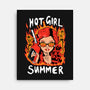 Hot Girl Summer-none stretched canvas-8BitHobo