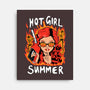 Hot Girl Summer-none stretched canvas-8BitHobo