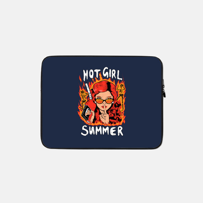 Hot Girl Summer-none zippered laptop sleeve-8BitHobo