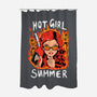 Hot Girl Summer-none polyester shower curtain-8BitHobo