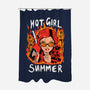 Hot Girl Summer-none polyester shower curtain-8BitHobo