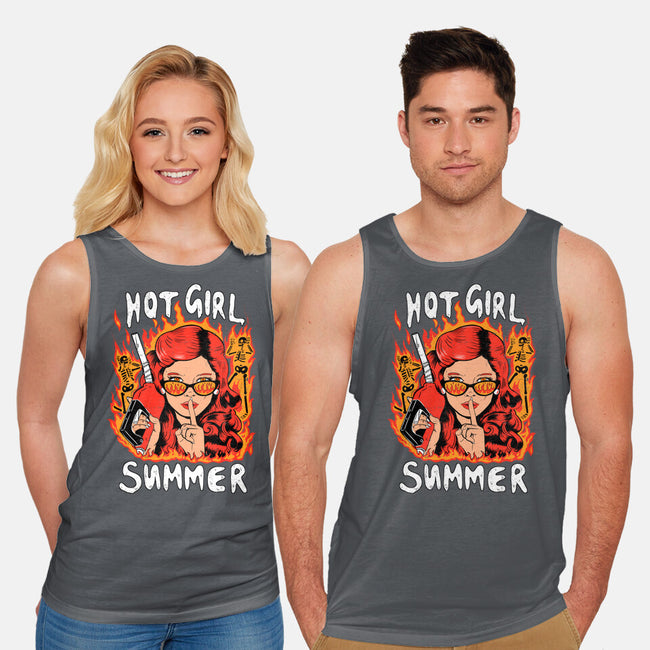 Hot Girl Summer-unisex basic tank-8BitHobo