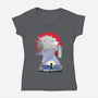 Killua Zoldyck-womens v-neck tee-sacca