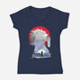 Killua Zoldyck-womens v-neck tee-sacca