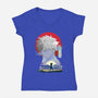 Killua Zoldyck-womens v-neck tee-sacca