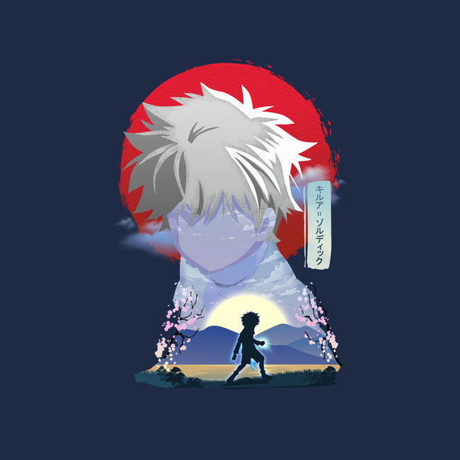 Killua Zoldyck-womens fitted tee-sacca