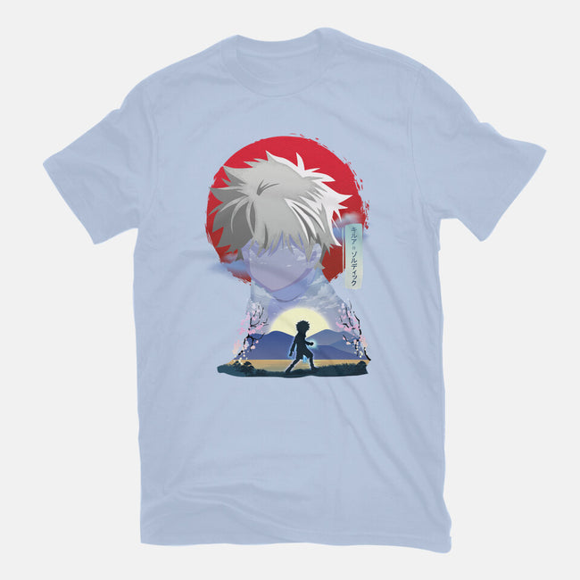 Killua Zoldyck-womens fitted tee-sacca
