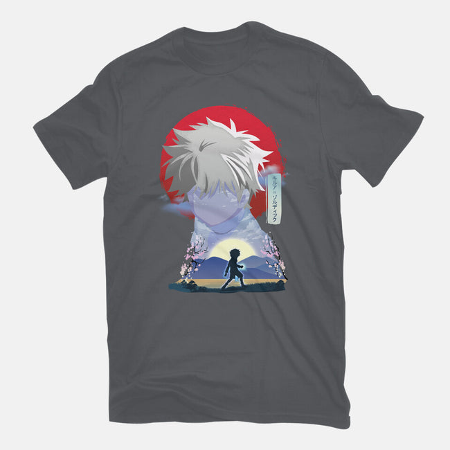 Killua Zoldyck-womens fitted tee-sacca
