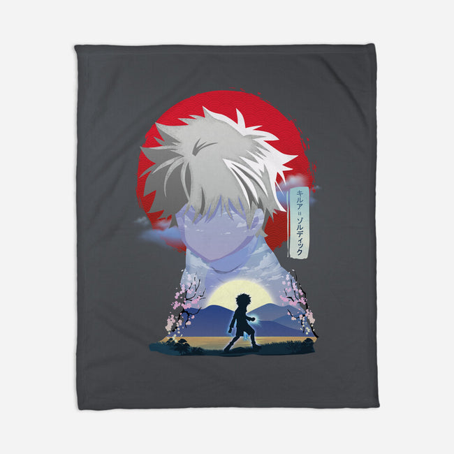 Killua Zoldyck-none fleece blanket-sacca