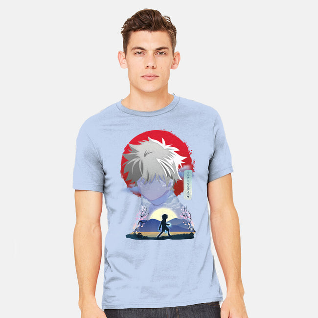 Killua Zoldyck-mens heavyweight tee-sacca