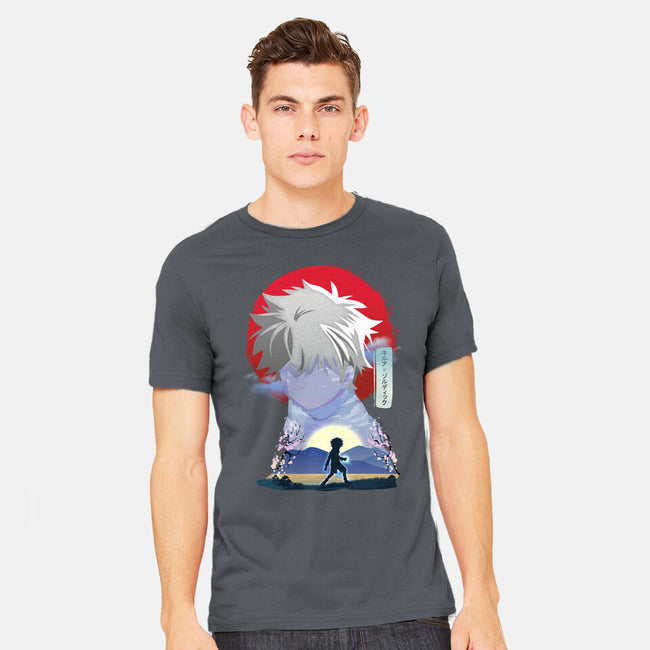 Killua Zoldyck-mens heavyweight tee-sacca