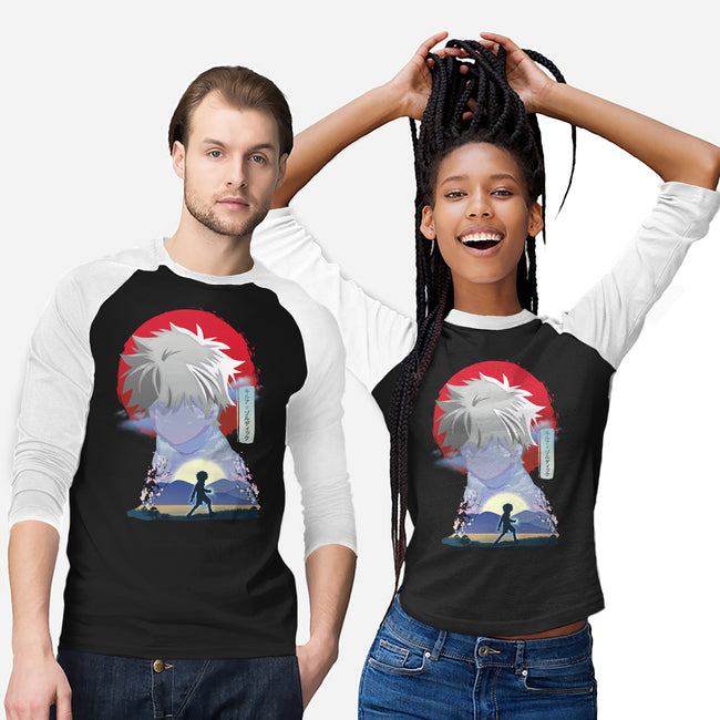 Killua Zoldyck-unisex baseball tee-sacca