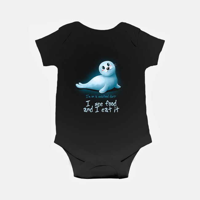 Seafood Diet-baby basic onesie-erion_designs